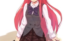 Anime anime girls school uniforms redheads hataraku maou-sama 