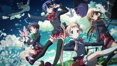 Anime anime girls school uniforms takanashi rikka chuunibyou 