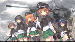 Anime anime girls school uniforms tanks girls und panzer 