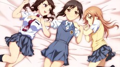 Anime anime girls school uniforms tari tari Miyamoto Konatsu 