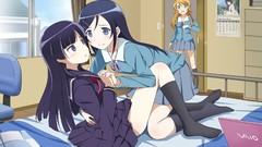 Anime anime girls seifuku gokou ruri kousaka kirino yuri caught 