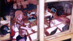 Anime anime girls seifuku tari tari Miyamoto Konatsu