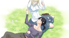 Anime anime girls shingeki no kyojin christa renz Ymir 