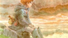Anime anime girls studio ghibli nausicaa sitting