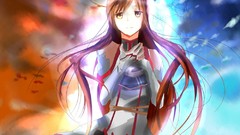 Anime anime girls sword art online yuuki asuna