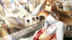 Anime anime girls sword art online yuuki asuna
