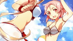 Anime anime girls sword art online yuuki asuna Shinozaki Rika