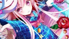 Anime anime girls touhou Hata no Kokoro