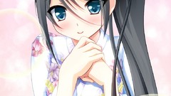 Anime anime girls yukata hataraku maou-sama