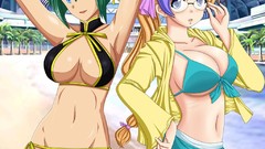 Anime aquarion evol meganekko cleavage bikini zessica wong 