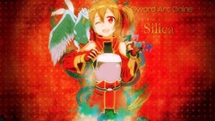 Anime armor red eyes drake blondes anime girls short hair 