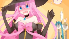 Anime artist hats Halloween gloves blush long hair temari 