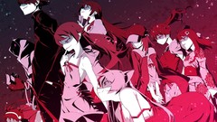 Anime bakemonogatari senjougahara hitagi hanekawa tsubasa 