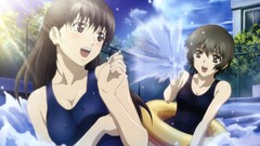 Anime bare shoulders ein swimsuits swimming pools Phantom: 