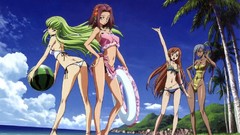 Anime Beaches code geass bikini C & C Stadtfeld Kallen Nu 