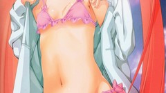 Anime Beaches long hair skies bikini swimsuits beach girls Aria 