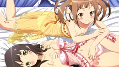 Anime beds lingerie cleavage panties Takahiro Tsuruma Konoe 