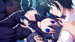 Anime black hair cleavage gensou no idea Shinomori Rinon