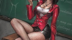 Anime blackboards teachers