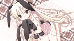 Anime blondes anime girls brown eyes yosuga no sora animal ears 