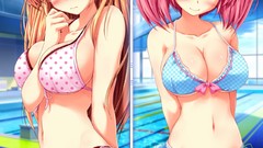 Anime blondes blush pink hair long hair anime girls short hair 