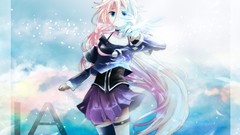 Anime blondes long hair vocaloid ia