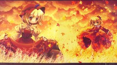 Anime blondes touhou autumn