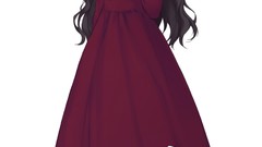 Anime Caucasus innocent grey Simple Background