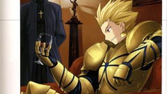 Anime Characters fate stay night gilgamesh concept art artwork 