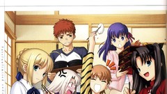 Anime Characters saber fate stay night matou sakura tohsaka rin 