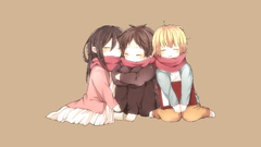 Anime Chibi mikasa ackerman Eren Jeager shingeki no kyojin