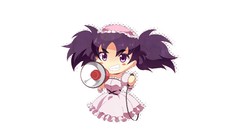 Anime Chibi mirai nikki Simple Background Uryuu Minene