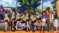 Anime Clannad miyazawa yukine sakagami tomoyo furukawa nagisa 