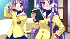 Anime Clannad school uniforms fujibayashi kyou fujibayashi ryou