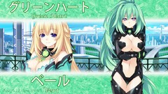Anime cleavage Hyperdimension Neptunia Green Heart