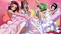 Anime code geass C & C Stadtfeld Kallen Sumeragi Kaguya Fenette 
