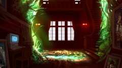 Anime Computers floor umineko no naku koro ni ushiromiya 