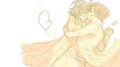 Anime couple Baccano! chane laforet Simple Background Claire 