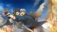 Anime couple dancing anime boys shounen-ai Nezumi No. 6 Shion 