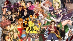 Anime Crossover fairy tail Dragneel Natsu Heartfilia Lucy brook