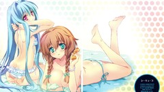 Anime cube x cursed x curious bra cleavage