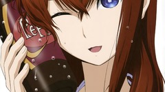 Anime dr pepper anime girls brunettes makise kurisu steins gate 