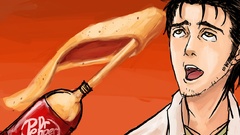 Anime dr pepper soda brunettes steins gate okabe rintarou anime 