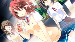 Anime drawings drinking game cg kono oozora ni tsubasa wo 