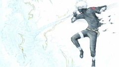 Anime drawings naruto shippuden kakashi hatake electric blowing