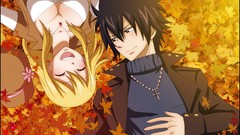 Anime fairy tail Fullbuster Gray Heartfilia Lucy