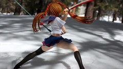 Anime figurines anime girls school uniforms toys (children) PVC 