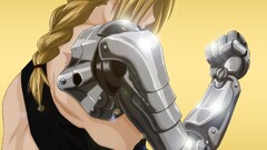 Anime Full Metal Alchemist elric edward Elric Alphonse cyborg