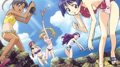 Anime girls ai yori aoshi sakuraba aoi beach girls Minazuki