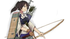 Anime girls archery kantai collection original characters bow 